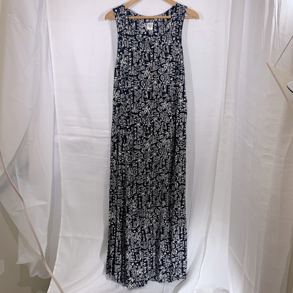 Maxi print dress